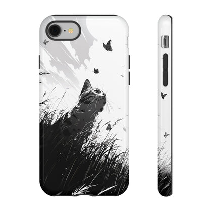 Monochrome Whimsy | Hardshell Phone Case