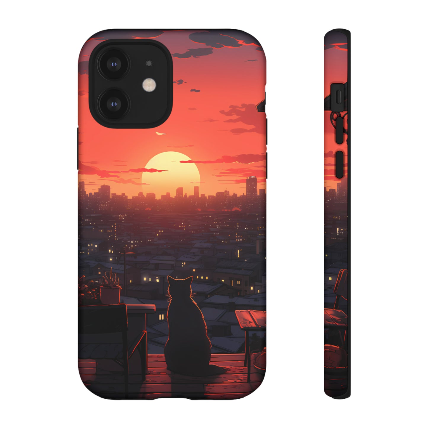 Twilight Whiskers | Hardshell Phone Case