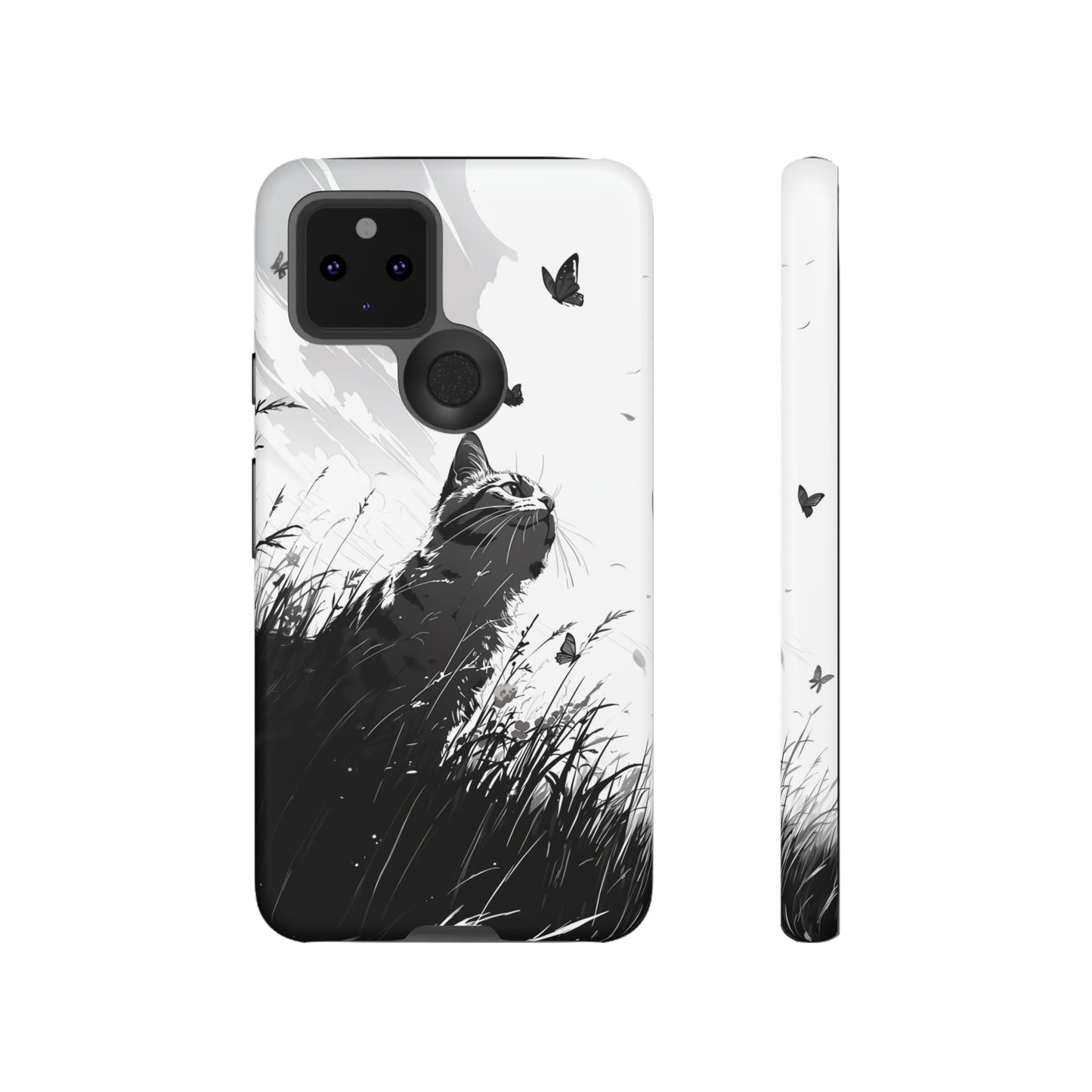 Monochrome Whimsy | Hardshell Phone Case