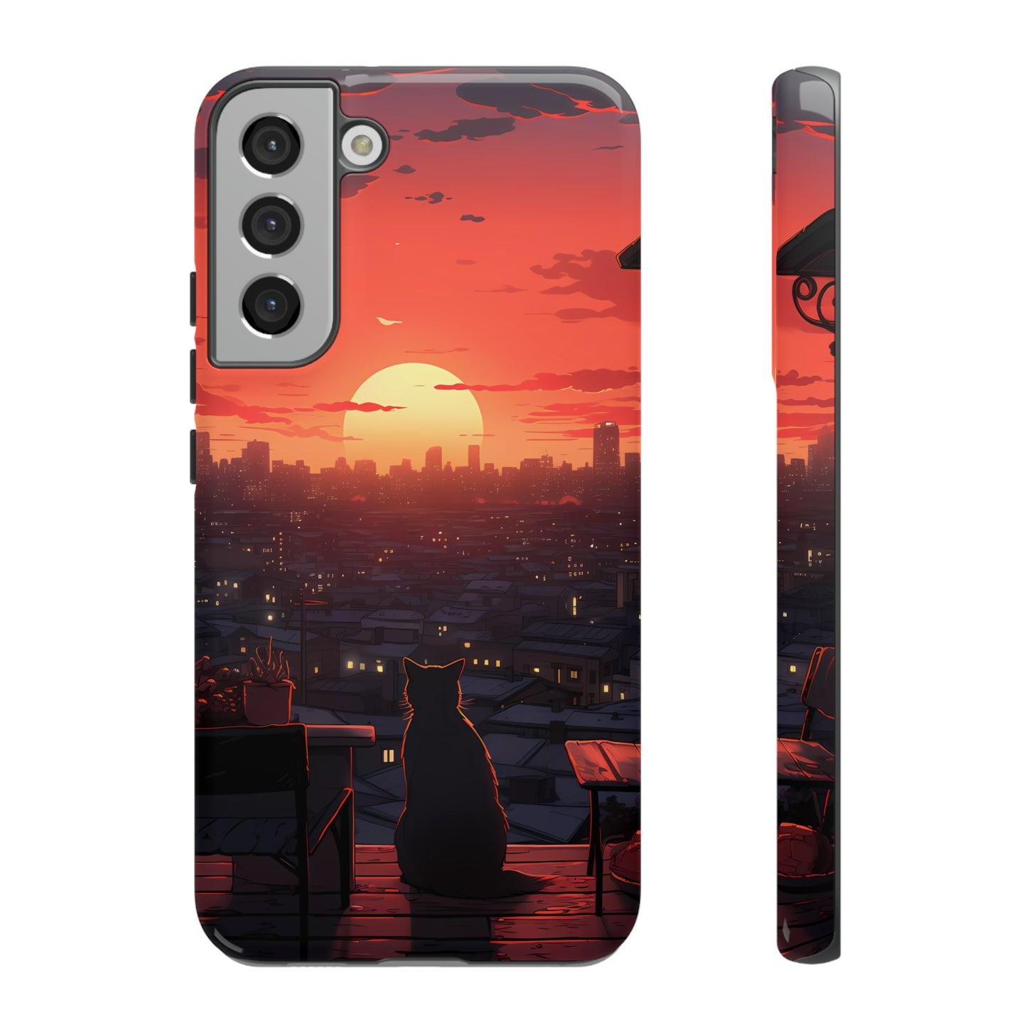 Twilight Whiskers | Hardshell Phone Case