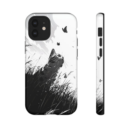 Monochrome Whimsy | Hardshell Phone Case