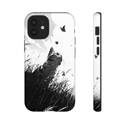 Monochrome Whimsy | Hardshell Phone Case