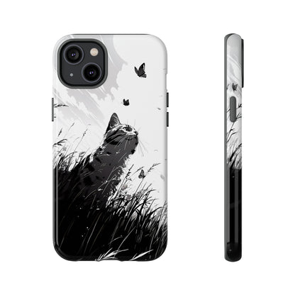 Monochrome Whimsy | Hardshell Phone Case