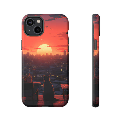 Twilight Whiskers | Hardshell Phone Case