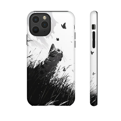 Monochrome Whimsy | Hardshell Phone Case