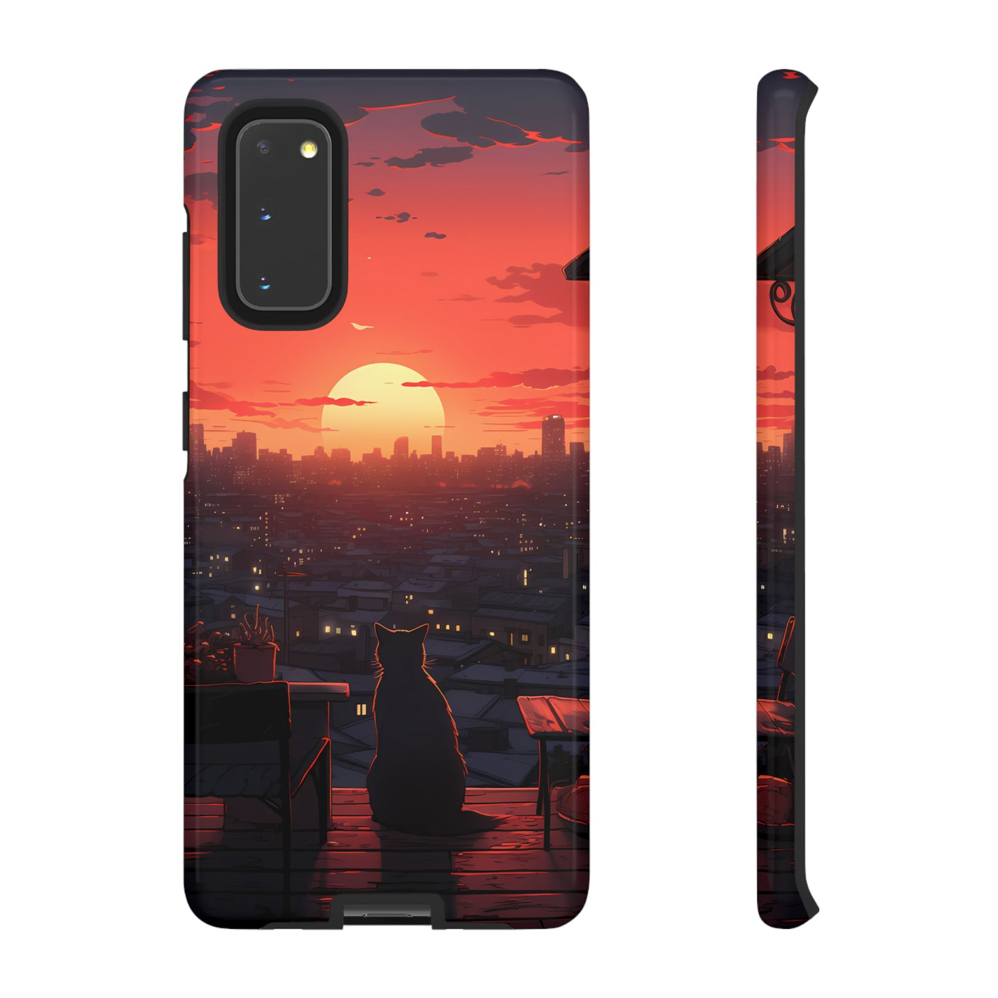 Twilight Whiskers | Hardshell Phone Case