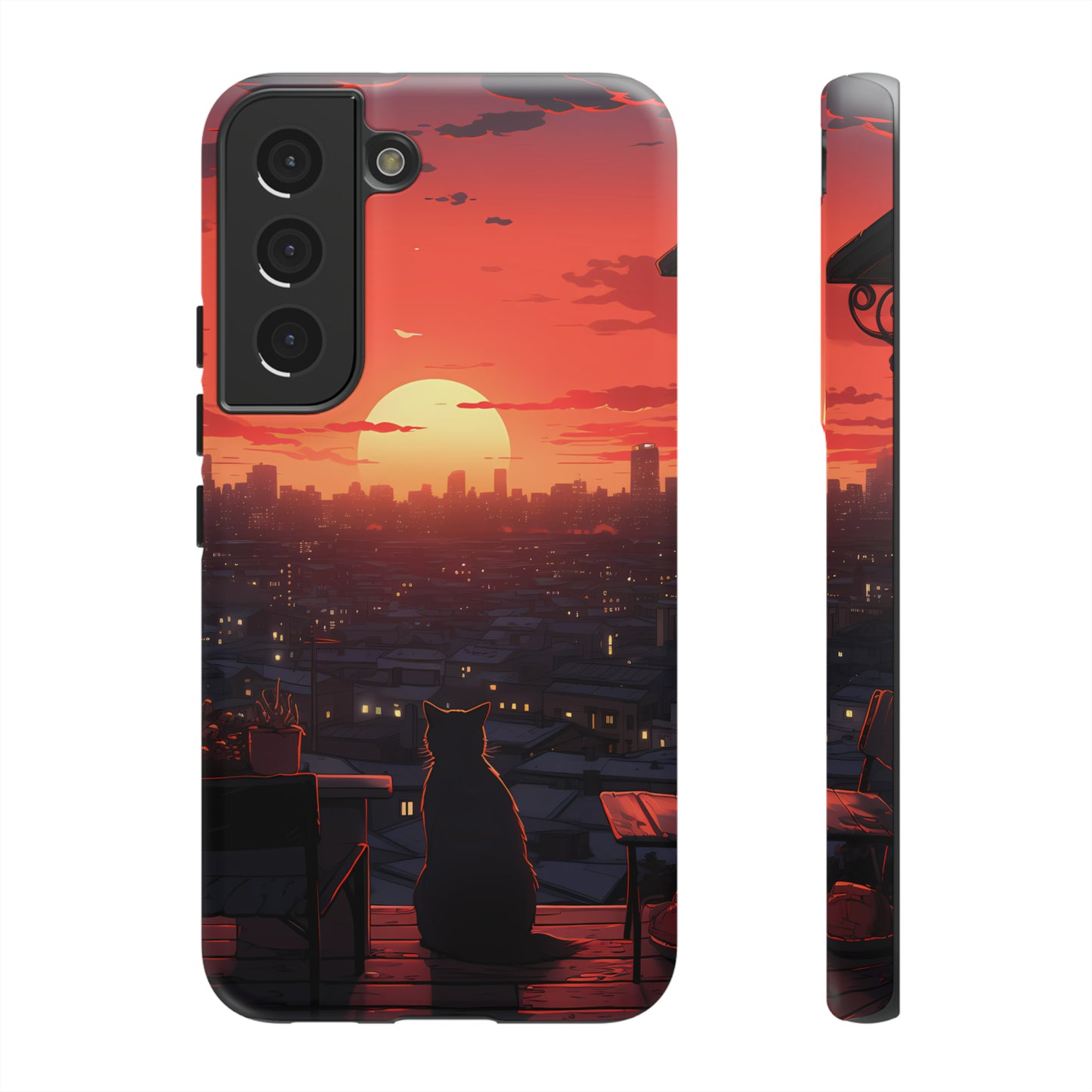 Twilight Whiskers | Hardshell Phone Case