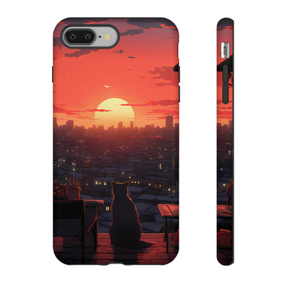 Twilight Whiskers | Hardshell Phone Case