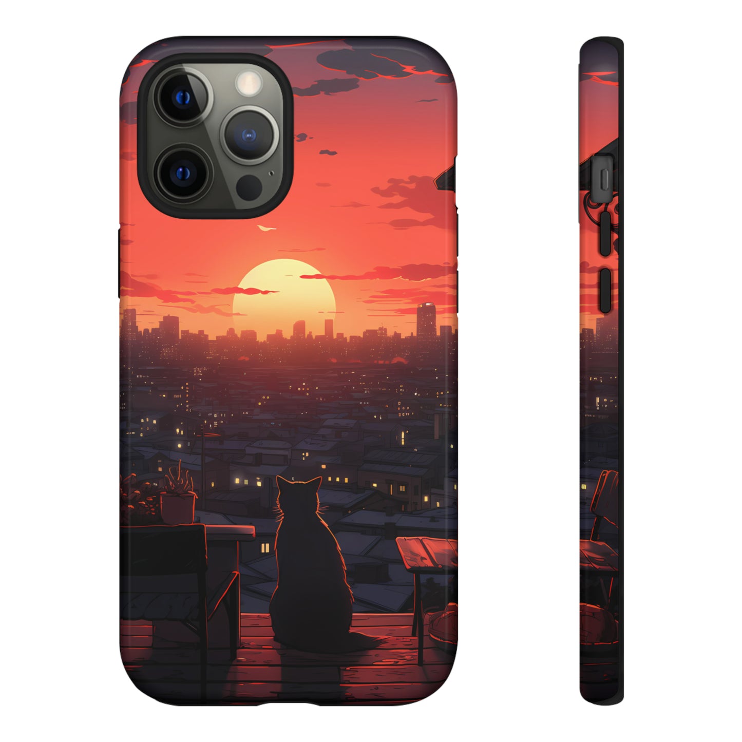 Twilight Whiskers | Hardshell Phone Case