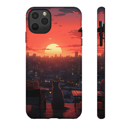 Twilight Whiskers | Hardshell Phone Case