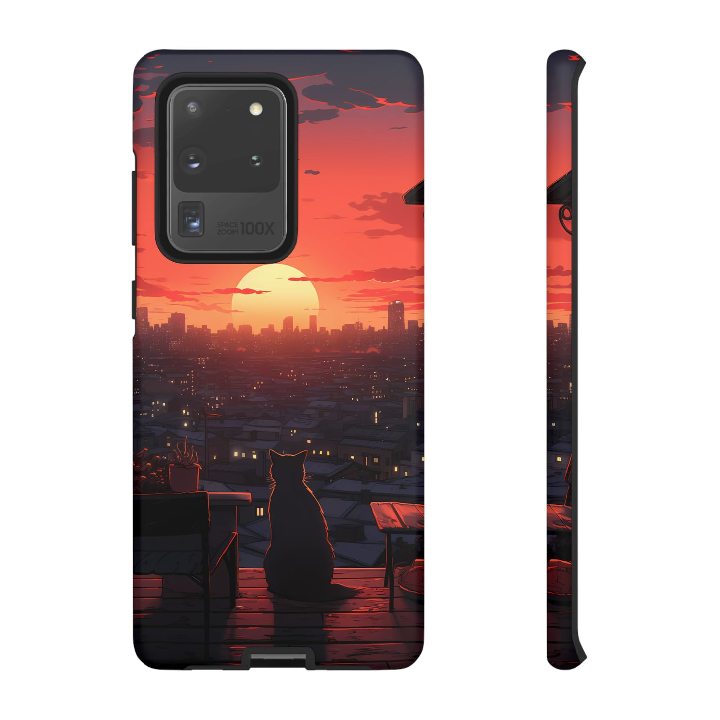 Twilight Whiskers | Hardshell Phone Case