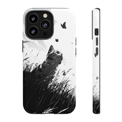 Monochrome Whimsy | Hardshell Phone Case