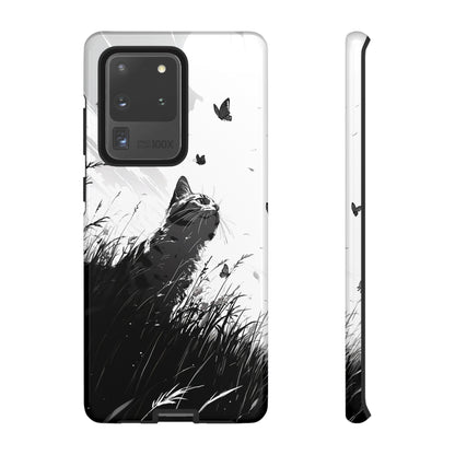 Monochrome Whimsy | Hardshell Phone Case