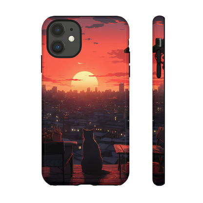 Twilight Whiskers | Hardshell Phone Case