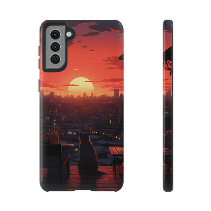 Twilight Whiskers | Hardshell Phone Case