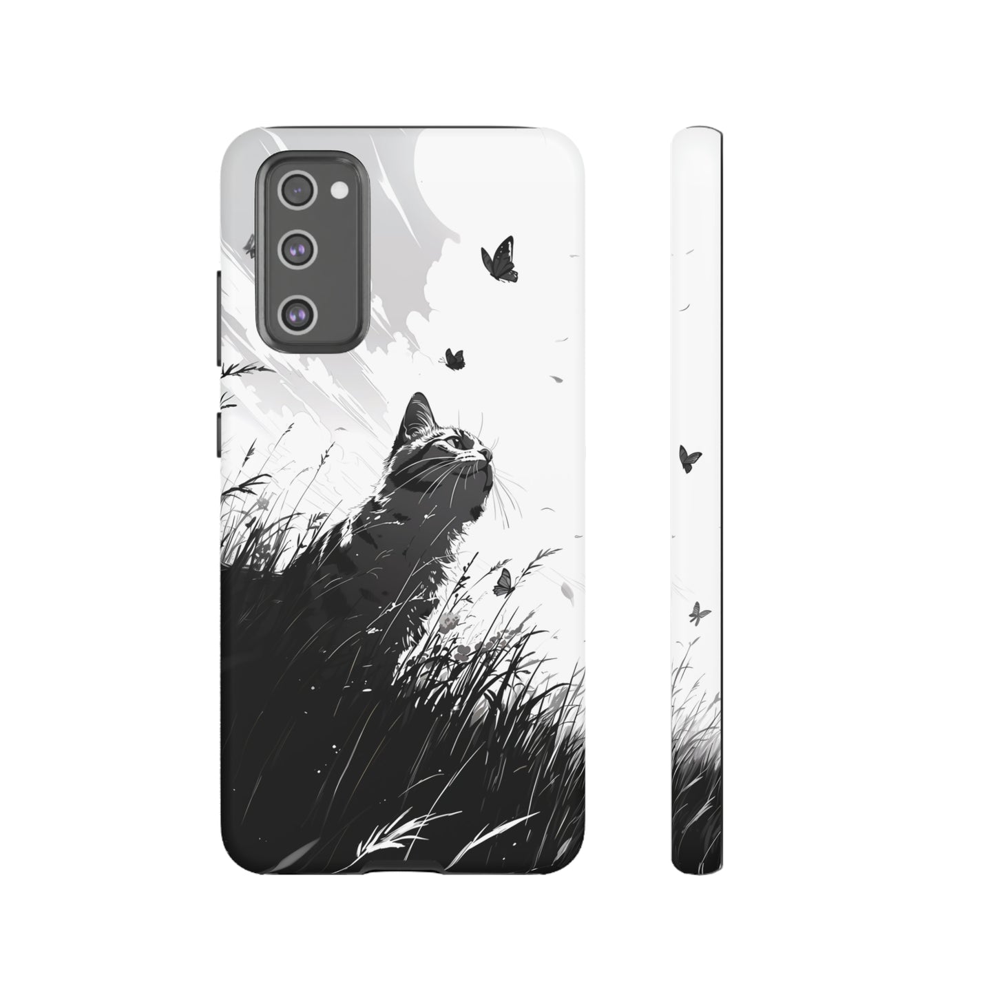 Monochrome Whimsy | Hardshell Phone Case