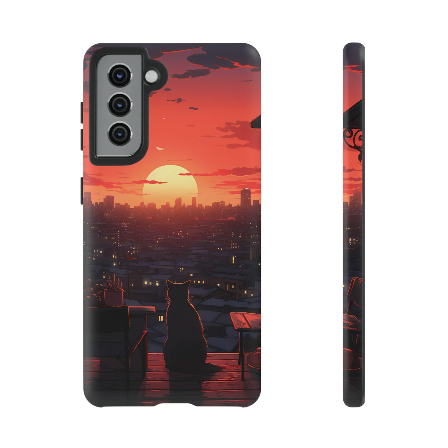 Twilight Whiskers | Hardshell Phone Case