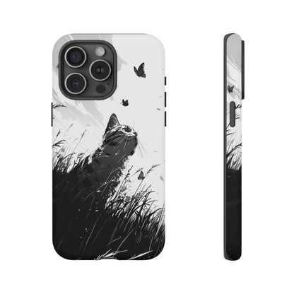 Monochrome Whimsy | Hardshell Phone Case