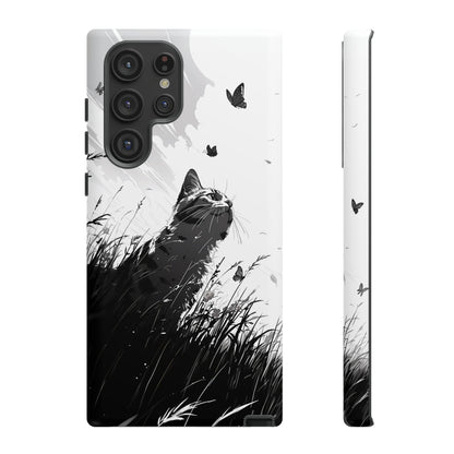 Monochrome Whimsy | Hardshell Phone Case