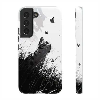 Monochrome Whimsy | Hardshell Phone Case