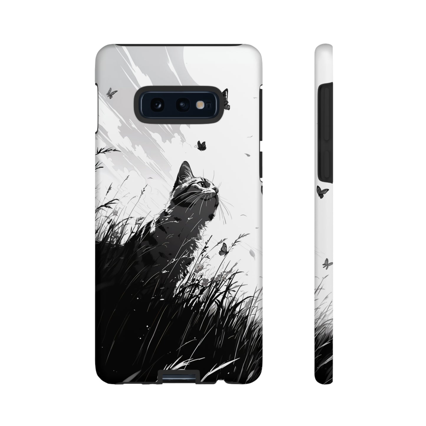 Monochrome Whimsy | Hardshell Phone Case