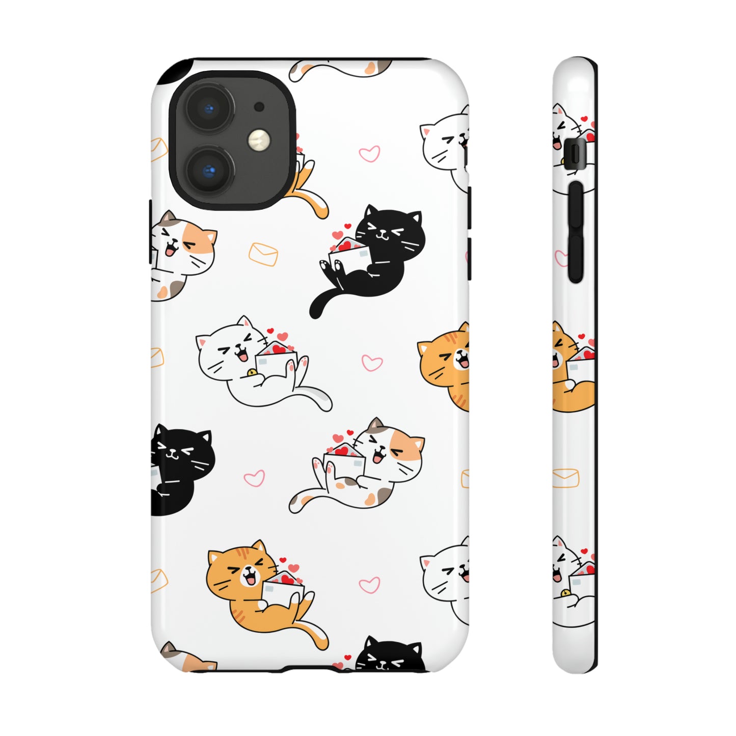 Purr-fect Love Letters | Hardshell Phone Case