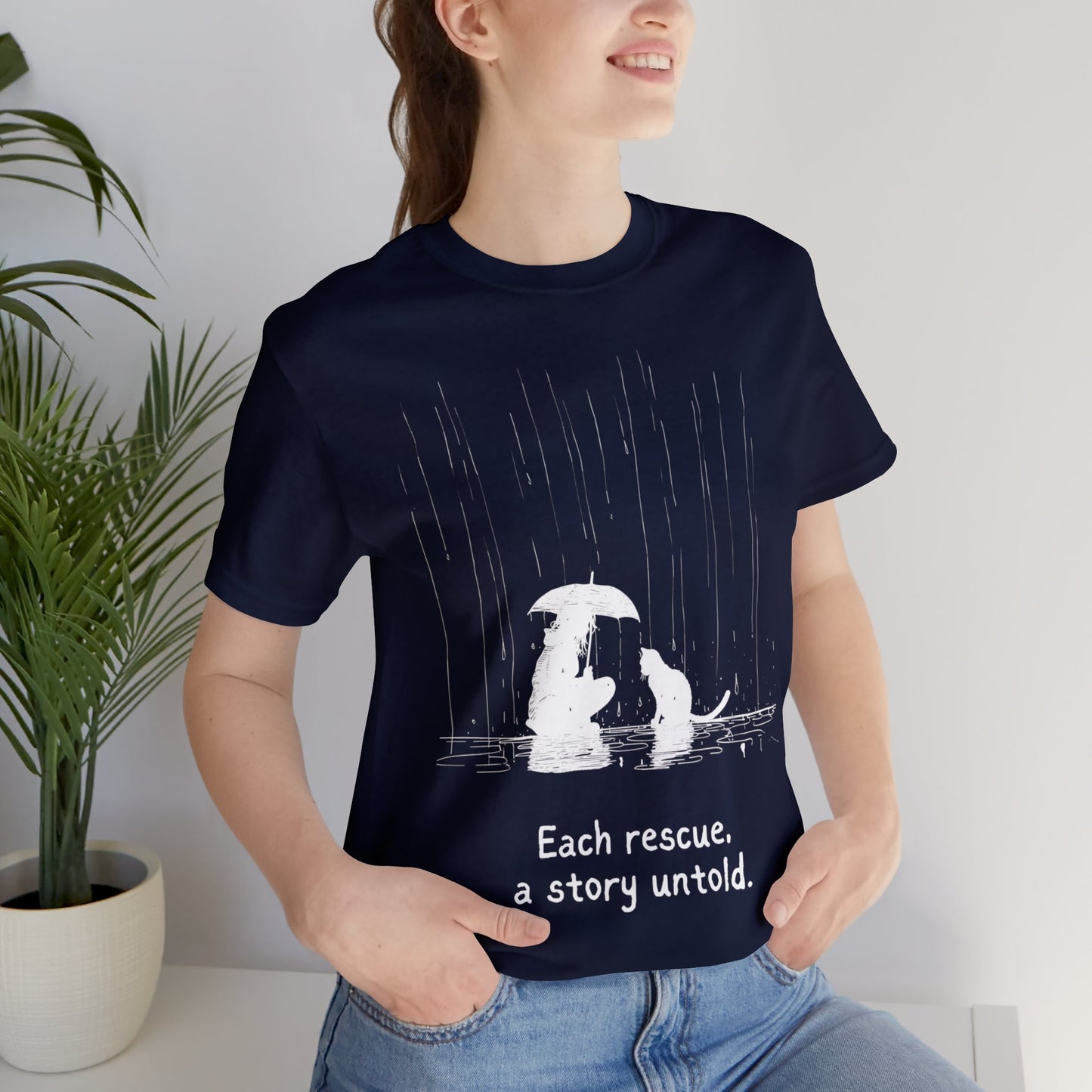 Each rescue, a story untold. | Unisex T-shirt