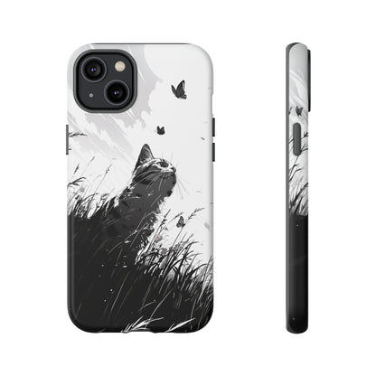 Monochrome Whimsy | Hardshell Phone Case