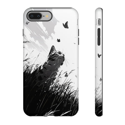 Monochrome Whimsy | Hardshell Phone Case