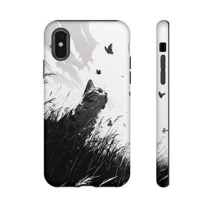 Monochrome Whimsy | Hardshell Phone Case