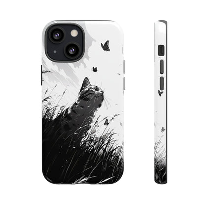 Monochrome Whimsy | Hardshell Phone Case