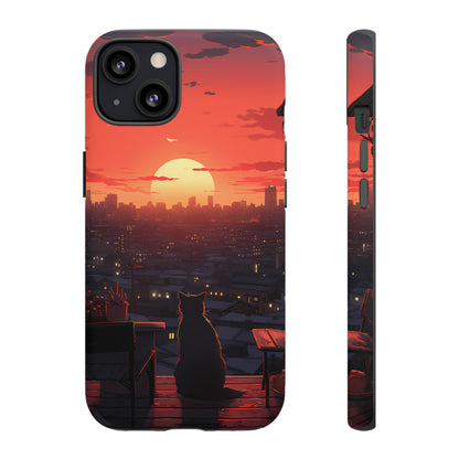 Twilight Whiskers | Hardshell Phone Case