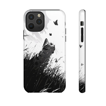 Monochrome Whimsy | Hardshell Phone Case