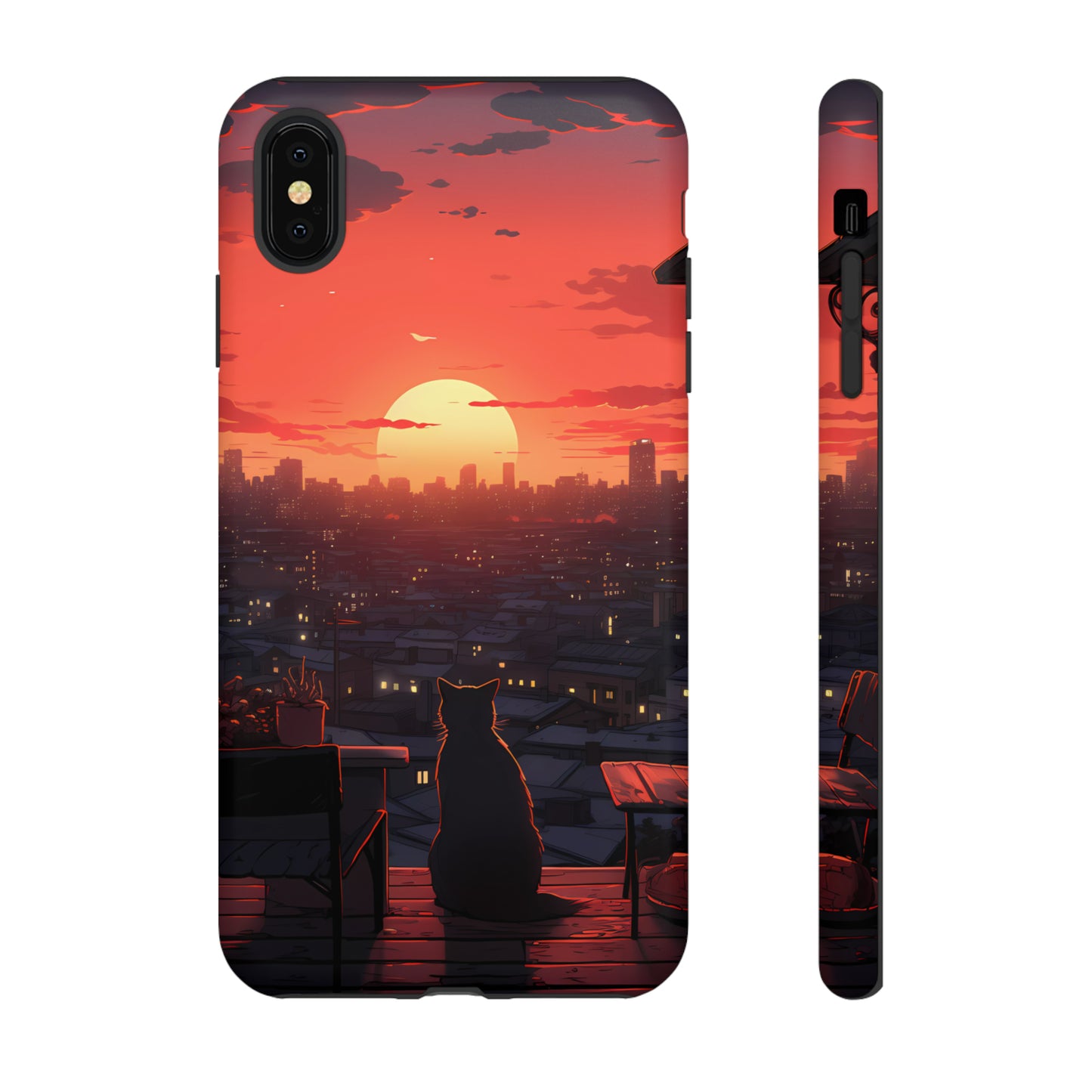 Twilight Whiskers | Hardshell Phone Case