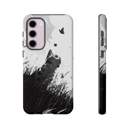 Monochrome Whimsy | Hardshell Phone Case