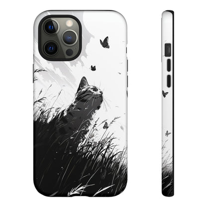 Monochrome Whimsy | Hardshell Phone Case