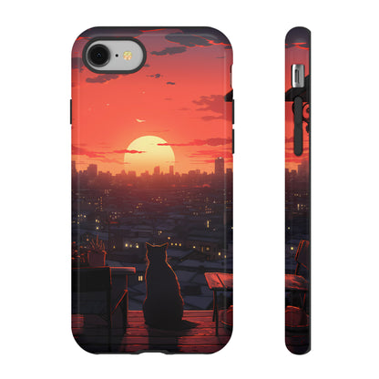 Twilight Whiskers | Hardshell Phone Case