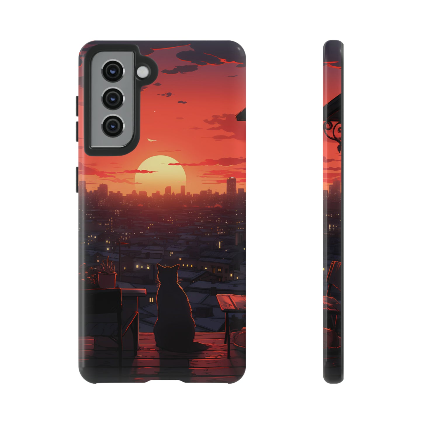 Twilight Whiskers | Hardshell Phone Case