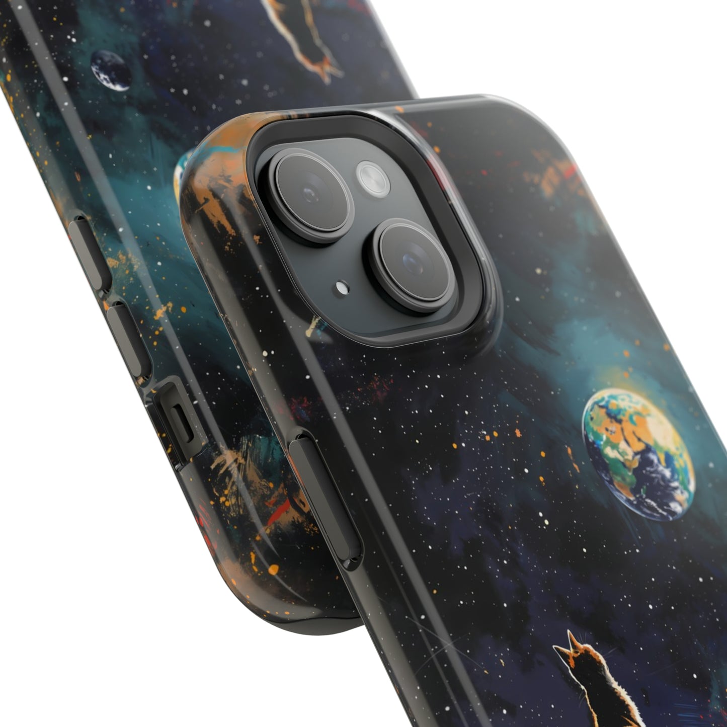 Planetary Purr-spective | MagSafe Hardshell Phone Case