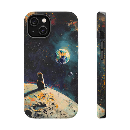 Planetary Purr-spective | MagSafe Hardshell Phone Case