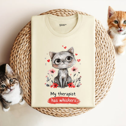 My therapist has whiskers | Unisex T-shirt