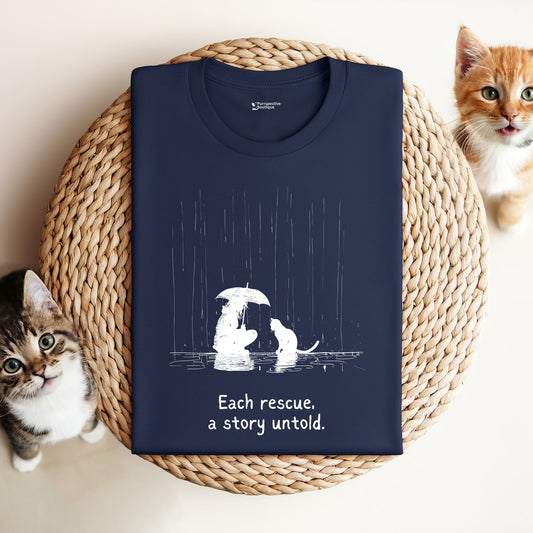 Each rescue, a story untold. | Unisex T-shirt