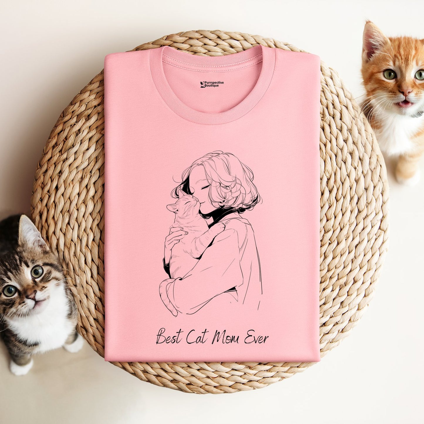 Best Cat Mom Ever - dark | Unisex T-shirt