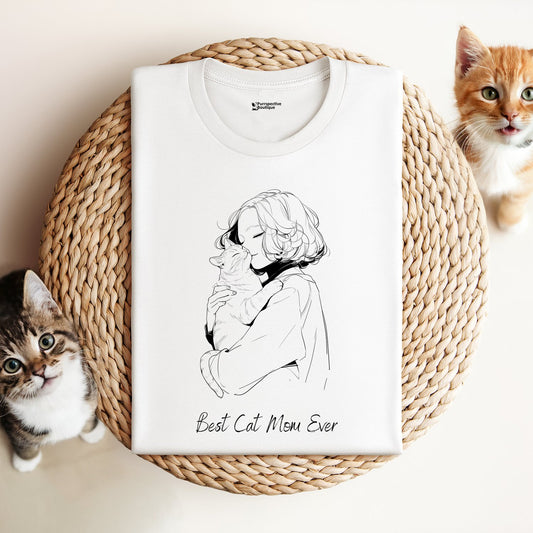 Best Cat Mom Ever - dark | Unisex T-shirt